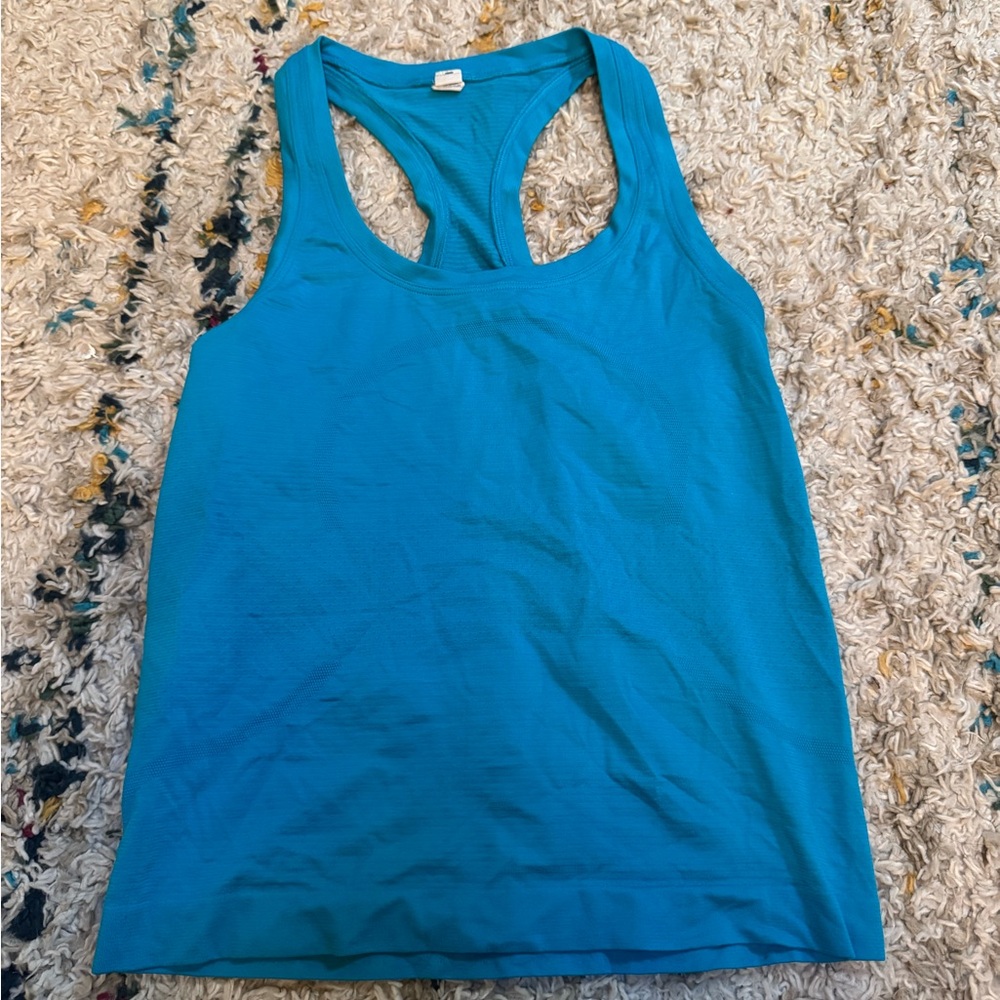 lululemon athletica Vibrant Blue Tank Top